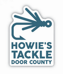 Howie's Tackle Hook & Fly Sticker